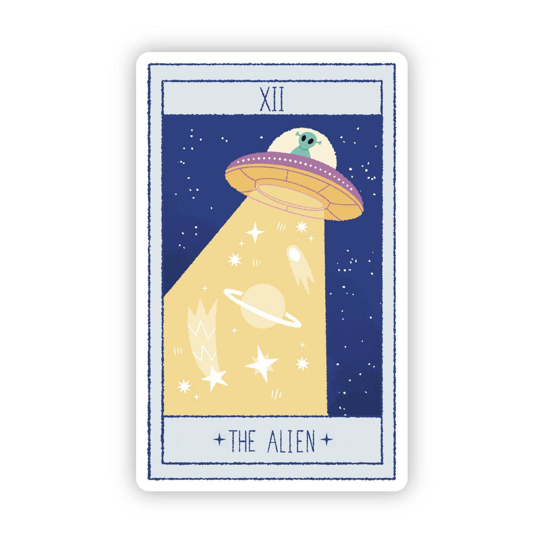 "The Alien" Tarot Card Sticker