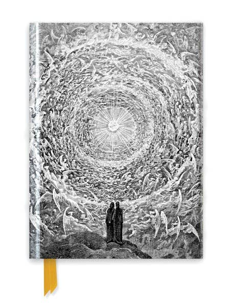 Gustave Dore angels heaven embossed blank journal