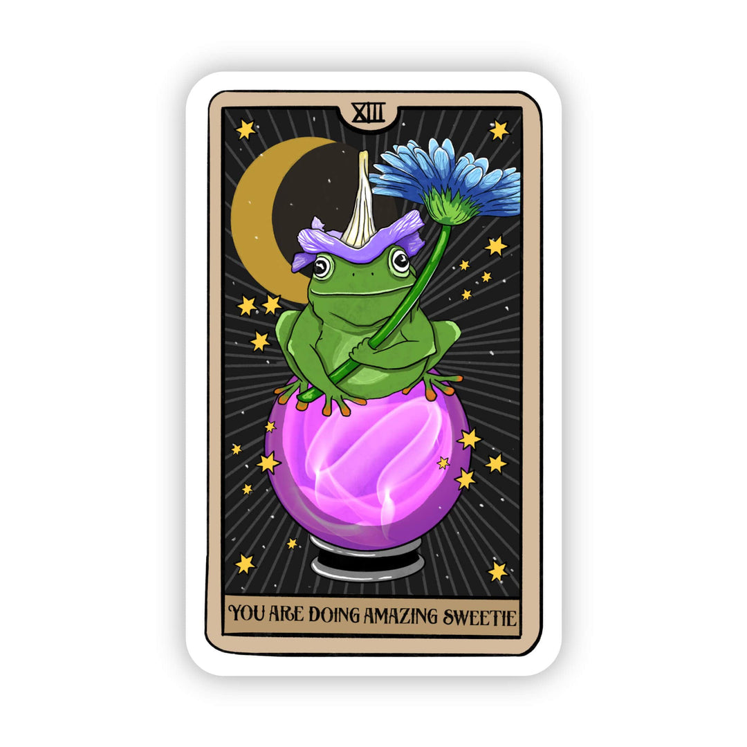 "You Are Doing Amazing Sweetie" Tarot Card Sticker
