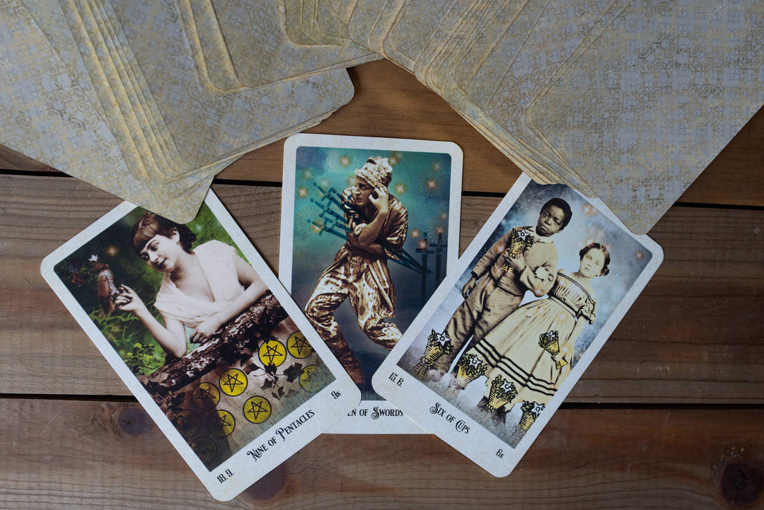 The Relative Tarot — 82 Gilded Cards &amp; Full-Color Guidebook | Ancestral Tarot by Carrie Paris