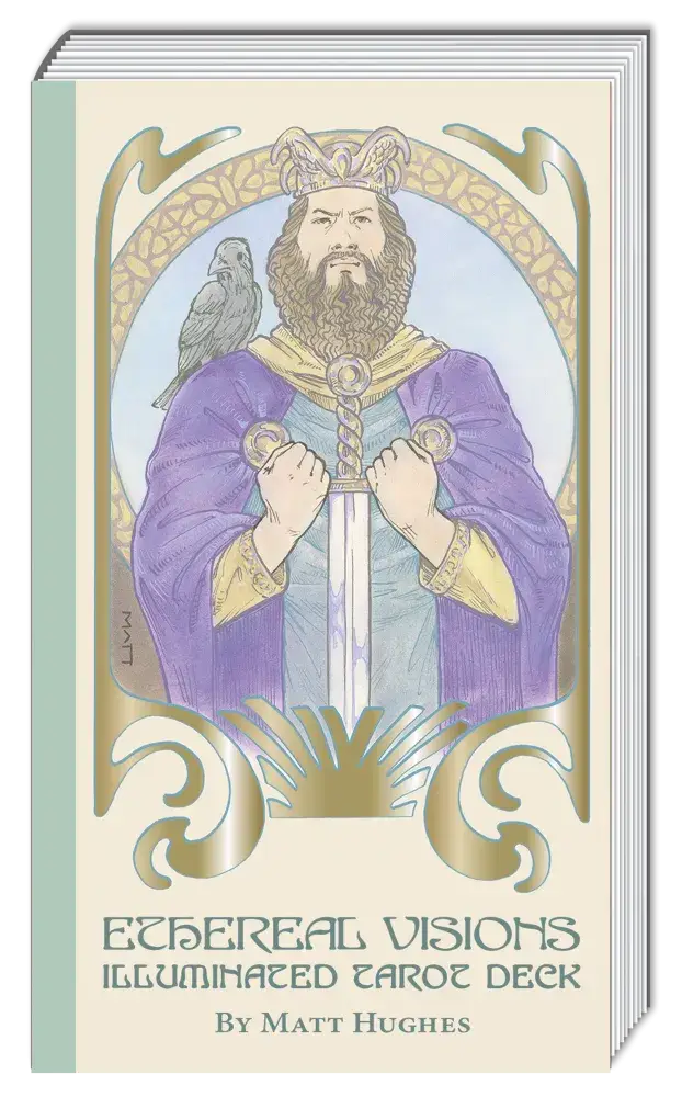 Ethereal Visions: Illuminated Tarot Deck by Matt Hughes