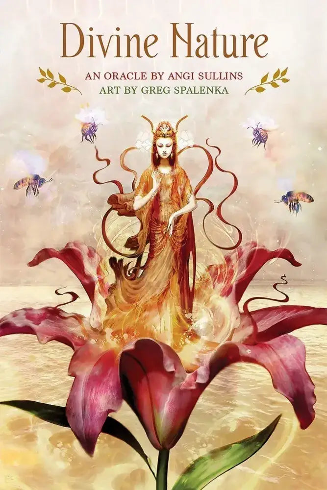 Divine Nature Oracle Deck &amp; Book Set — 44 Gold Gilt-Edge Cards &amp; 100-Page Guidebook