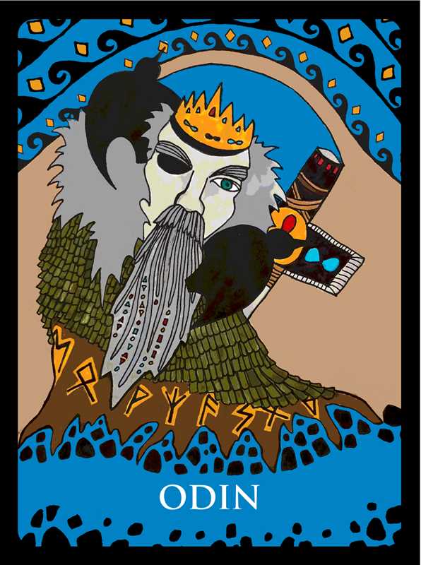 Odin and the Nine Realms Oracle by Sonja Grace