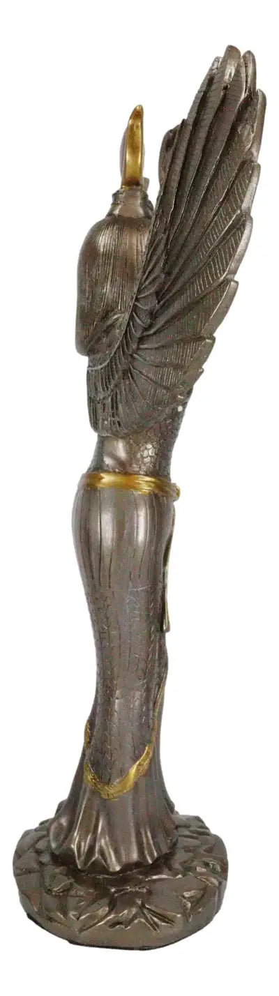 Egyptian Goddess Isis Wings Outstretched Figurine