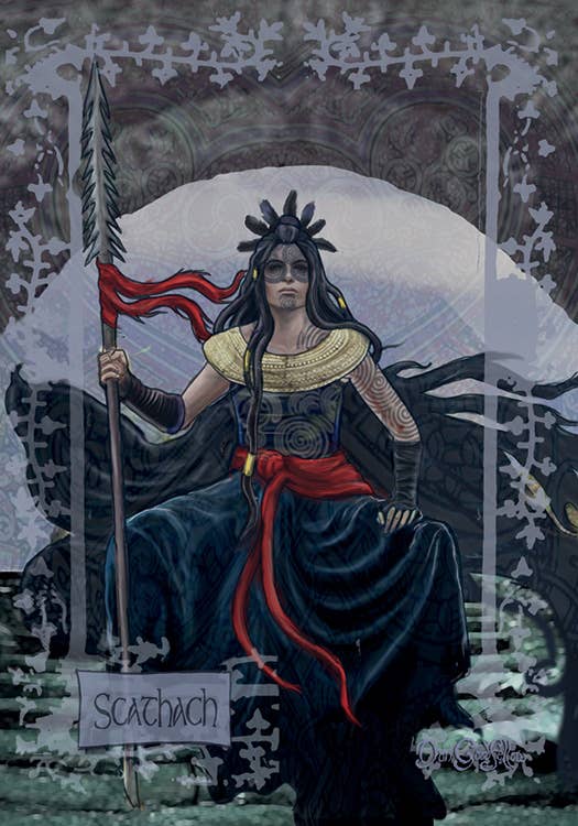 Celtic Goddesses, Witches, and Queens Oracle by Danu Forest - 40-Card Deck