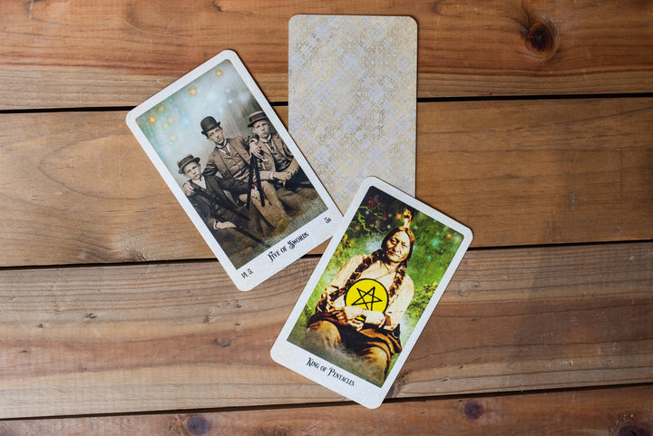 The Relative Tarot — 82 Gilded Cards &amp; Full-Color Guidebook | Ancestral Tarot by Carrie Paris