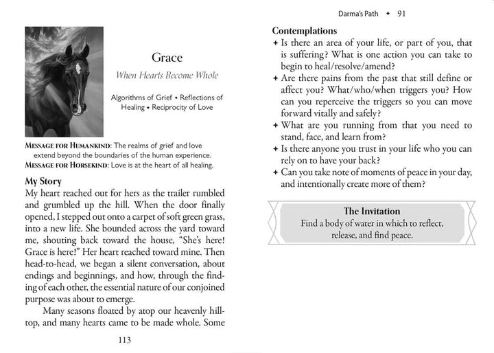 Council of Horses Oracle by Sandra Wallin | 40-Card Deck &amp; Guidebook