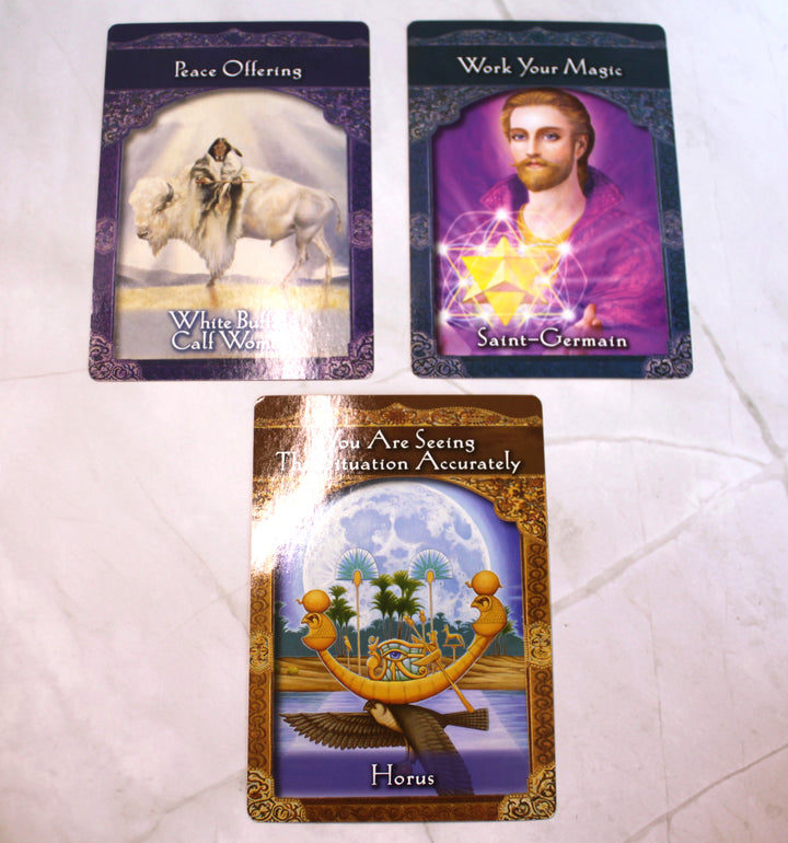 Ascended Masters Oracle Cards by Doreen Virtue -- Used, Out of Print