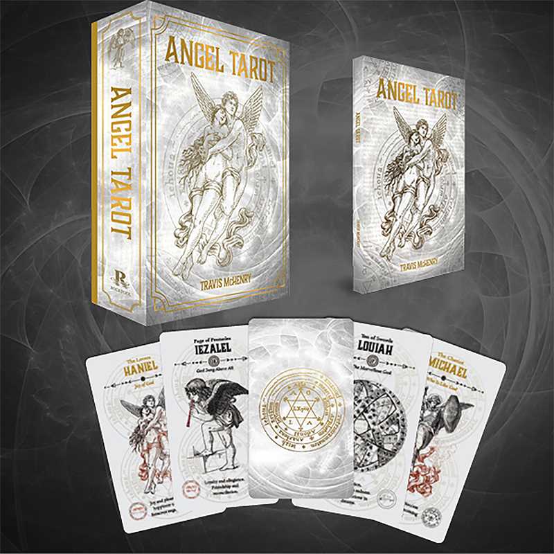 Angel Tarot by Travis McHenry | 78-Card Kabbalistic Tarot Deck &amp; Guidebook