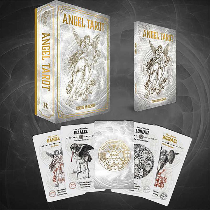 Angel Tarot by Travis McHenry | 78-Card Kabbalistic Tarot Deck &amp; Guidebook