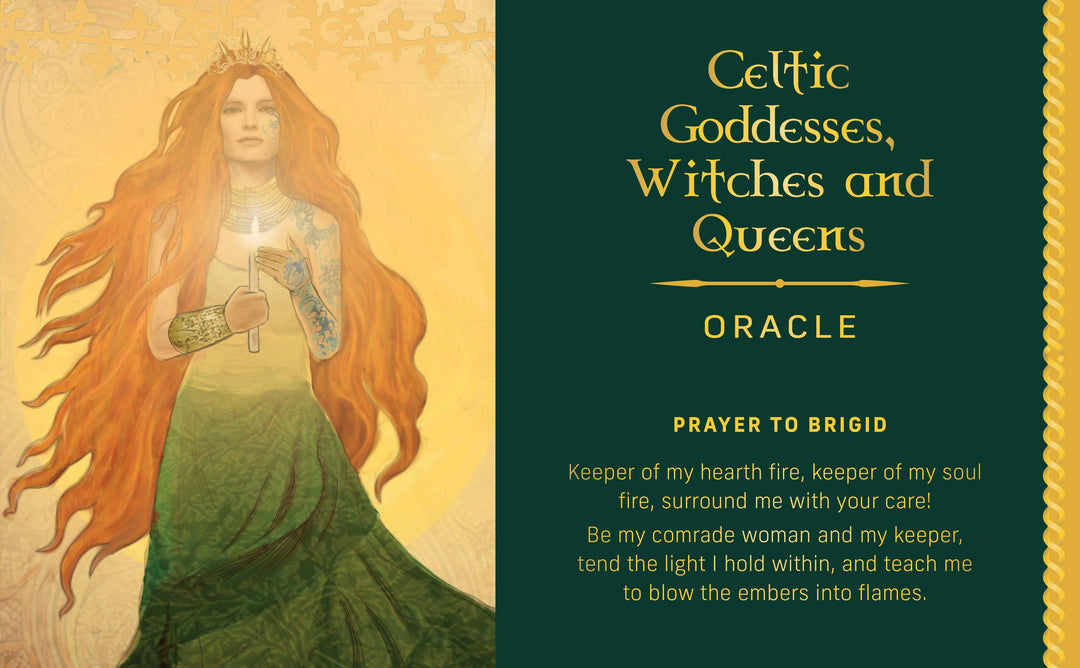 Celtic Goddesses, Witches, and Queens Oracle by Danu Forest - 40-Card Deck