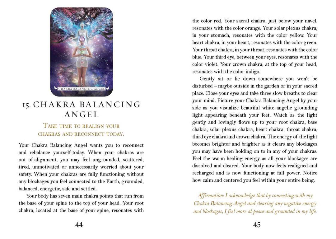 Angel Oracle Cards by Debbie Malone | 36-Card Deck &amp; Guidebook