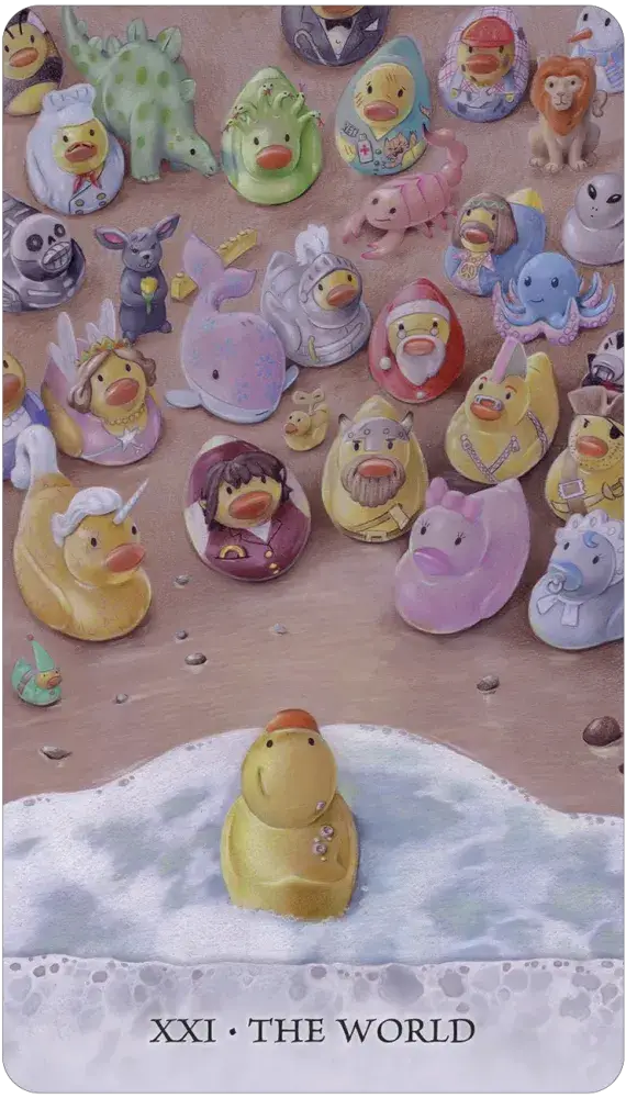 Tarot of Tides: Duck Named Bob - 78 Card Deck & Guidebook