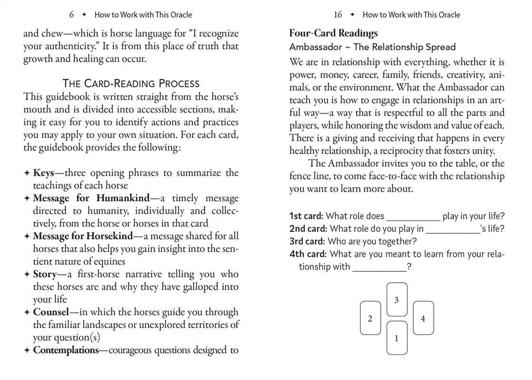 Council of Horses Oracle by Sandra Wallin | 40-Card Deck &amp; Guidebook