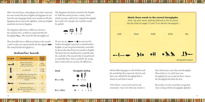 Fun with Hieroglyphs Rubber Stamp and Book Set by Metropolitan Museum of Art