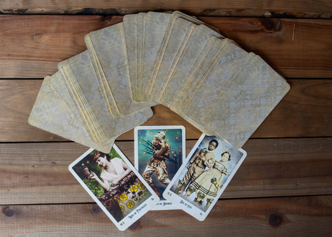 The Relative Tarot — 82 Gilded Cards &amp; Full-Color Guidebook | Ancestral Tarot by Carrie Paris