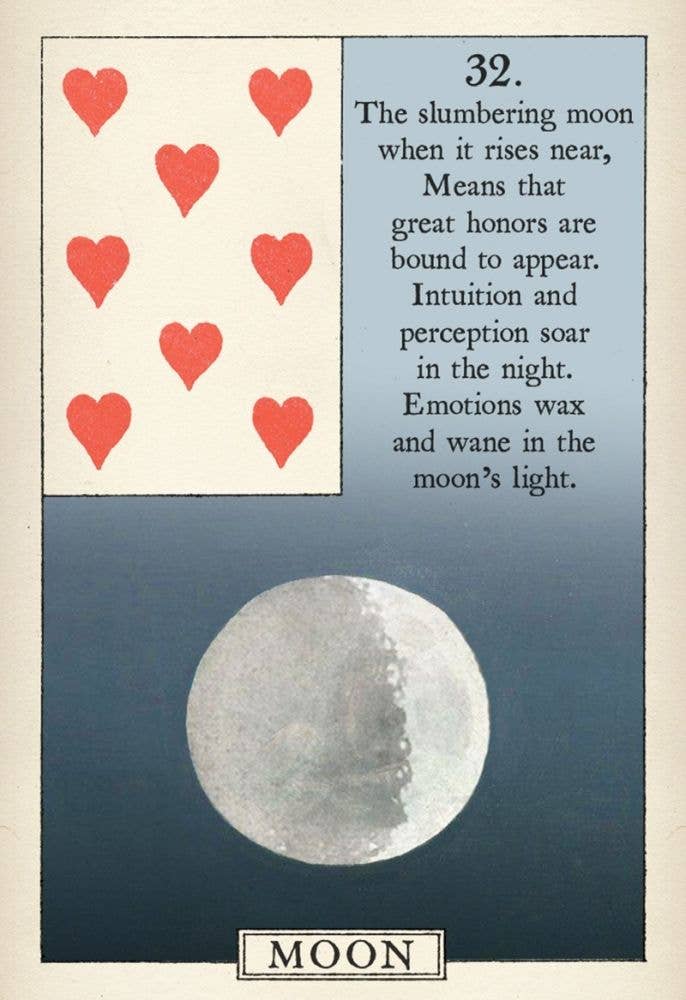 Blue Bird Lenormand™ Fortune Telling Card Deck