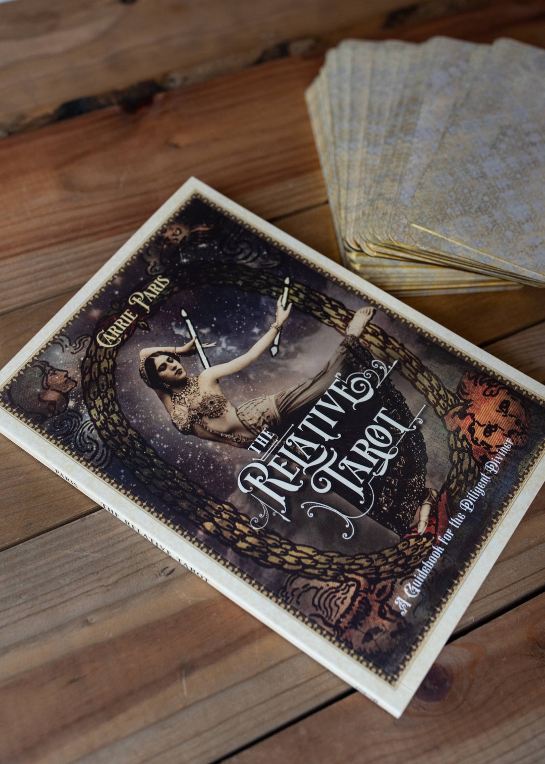 The Relative Tarot — 82 Gilded Cards &amp; Full-Color Guidebook | Ancestral Tarot by Carrie Paris