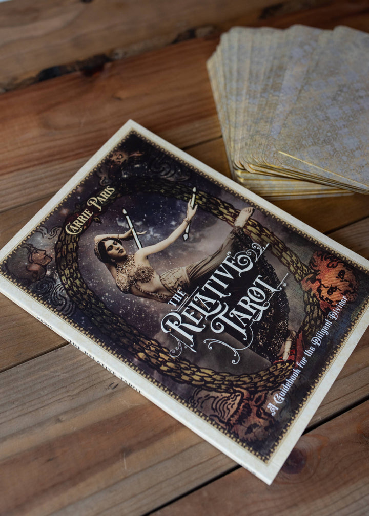 The Relative Tarot — 82 Gilded Cards &amp; Full-Color Guidebook | Ancestral Tarot by Carrie Paris
