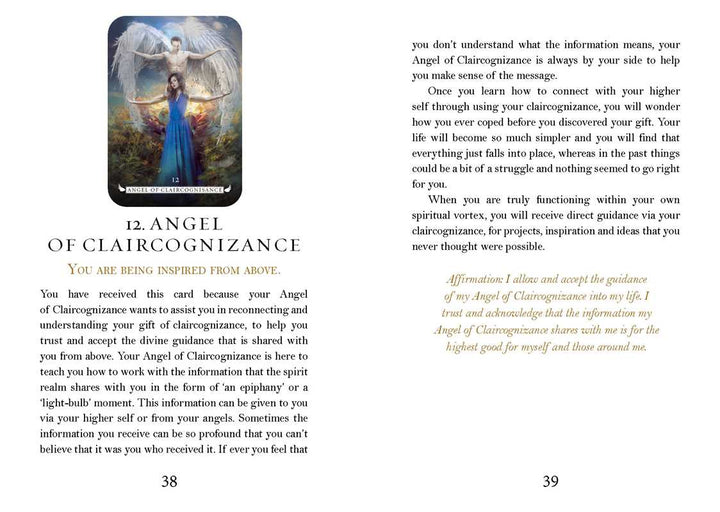 Angel Oracle Cards by Debbie Malone | 36-Card Deck &amp; Guidebook