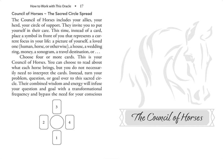 Council of Horses Oracle by Sandra Wallin | 40-Card Deck &amp; Guidebook