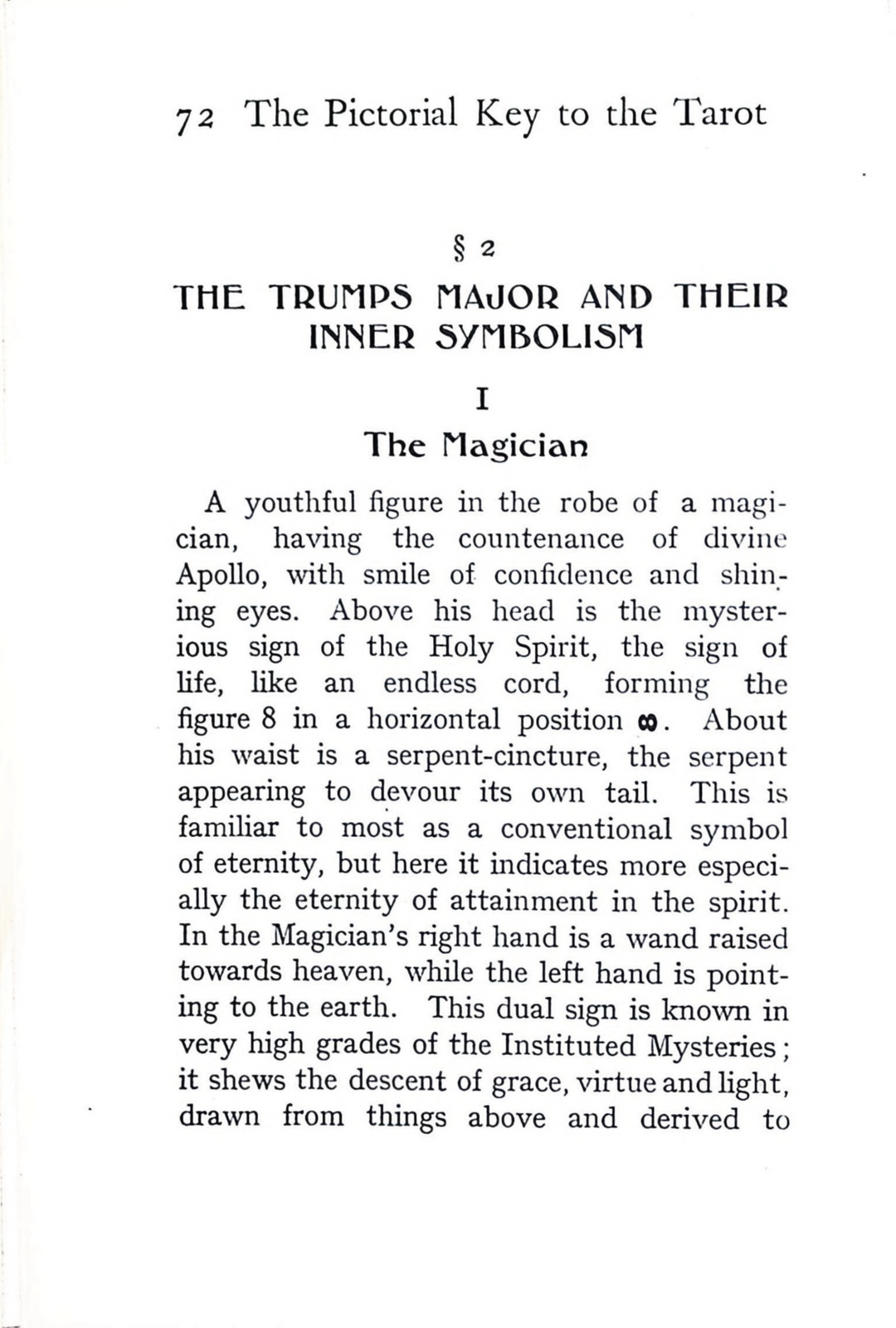 The Pictorial Key to the Tarot – 1911 Facsimile Edition by Arthur Waite