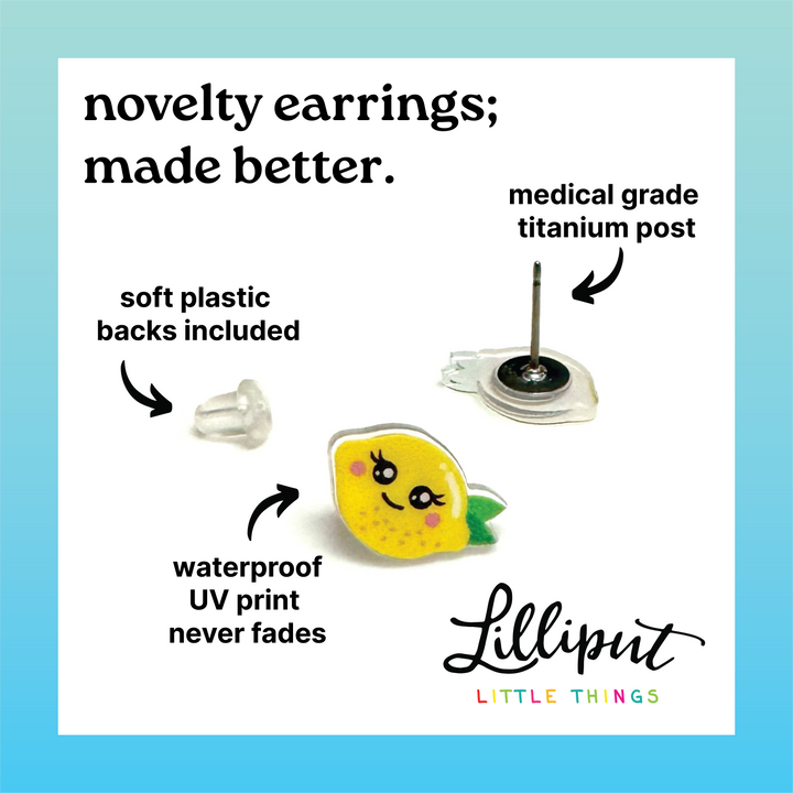 Death's Head Moth Earrings