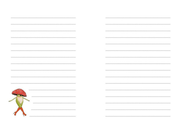 The Little Frog Notebook - Premium Lined Journal with Elastic Closure