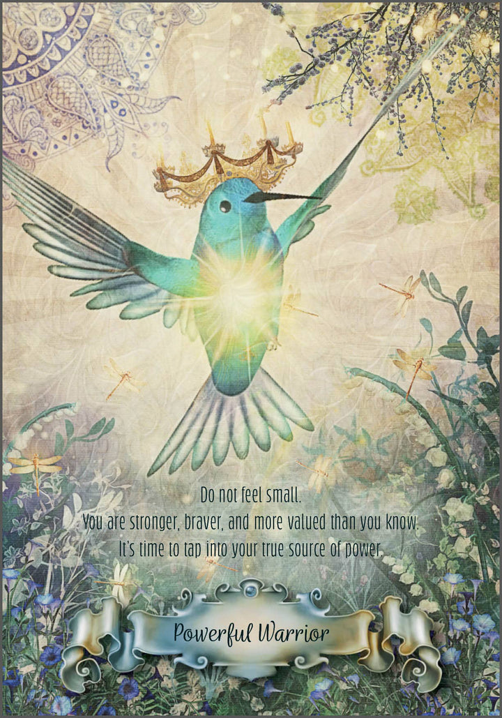 Hummingbird Wisdom Oracle Cards - 44-Card Deck &amp; Guidebook