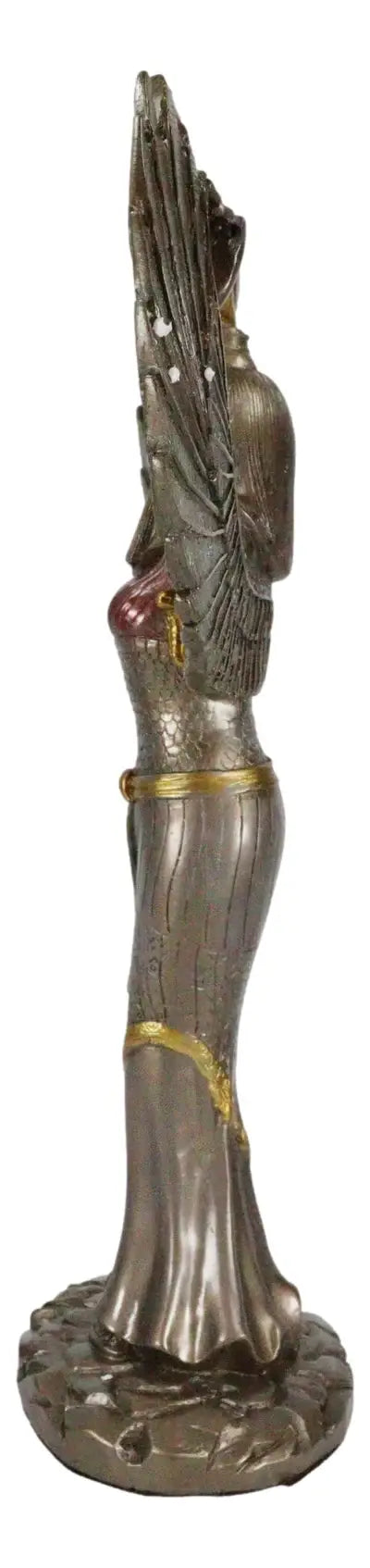 Egyptian Goddess Isis Wings Outstretched Figurine