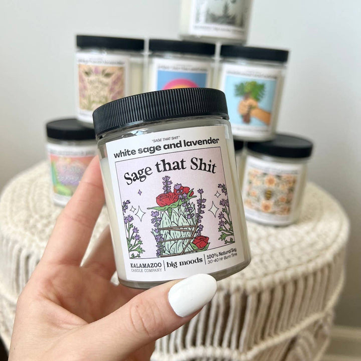 "Sage That Shit" White Sage & Lavender Candle