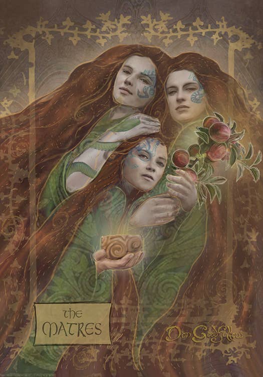 Celtic Goddesses, Witches, and Queens Oracle by Danu Forest - 40-Card Deck