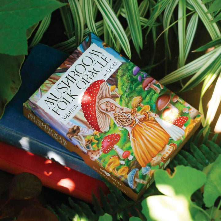 Mushroom Folk Oracle | 42-Card Fae &amp; Mycelium Oracle Deck by Sharon McLeod