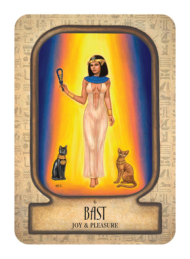 Auset (Isis) Egyptian Oracle Cards by Elisabeth Jensen