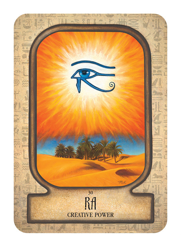 Auset (Isis) Egyptian Oracle Cards by Elisabeth Jensen