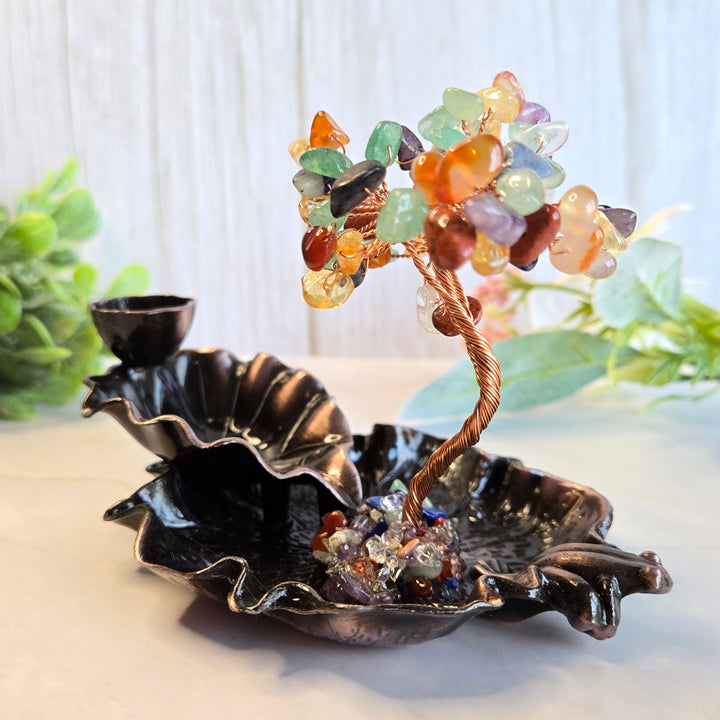 Chakra Tree Backflow Incense Burner
