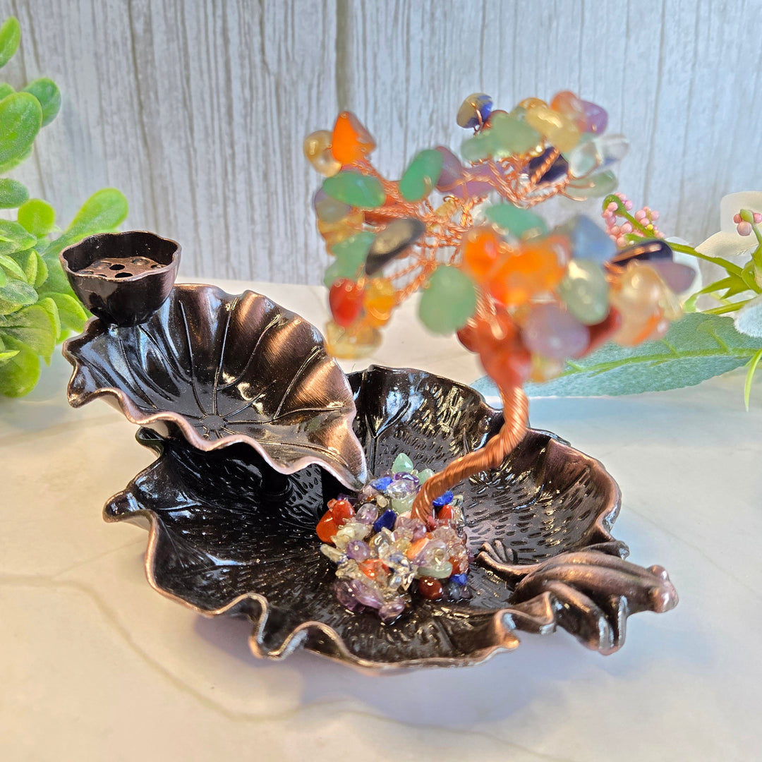 Chakra Tree Backflow Incense Burner