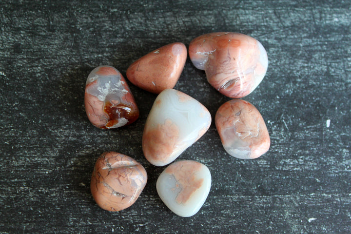 Cotton Candy Agate Tumbles