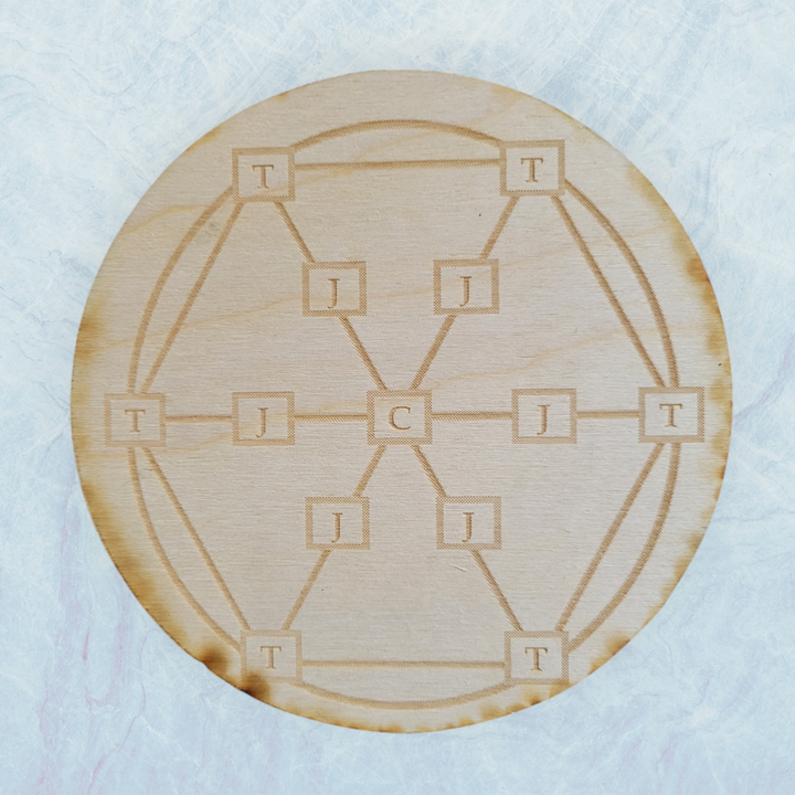 Deluxe Protection Wooden Crystal Grid Kit