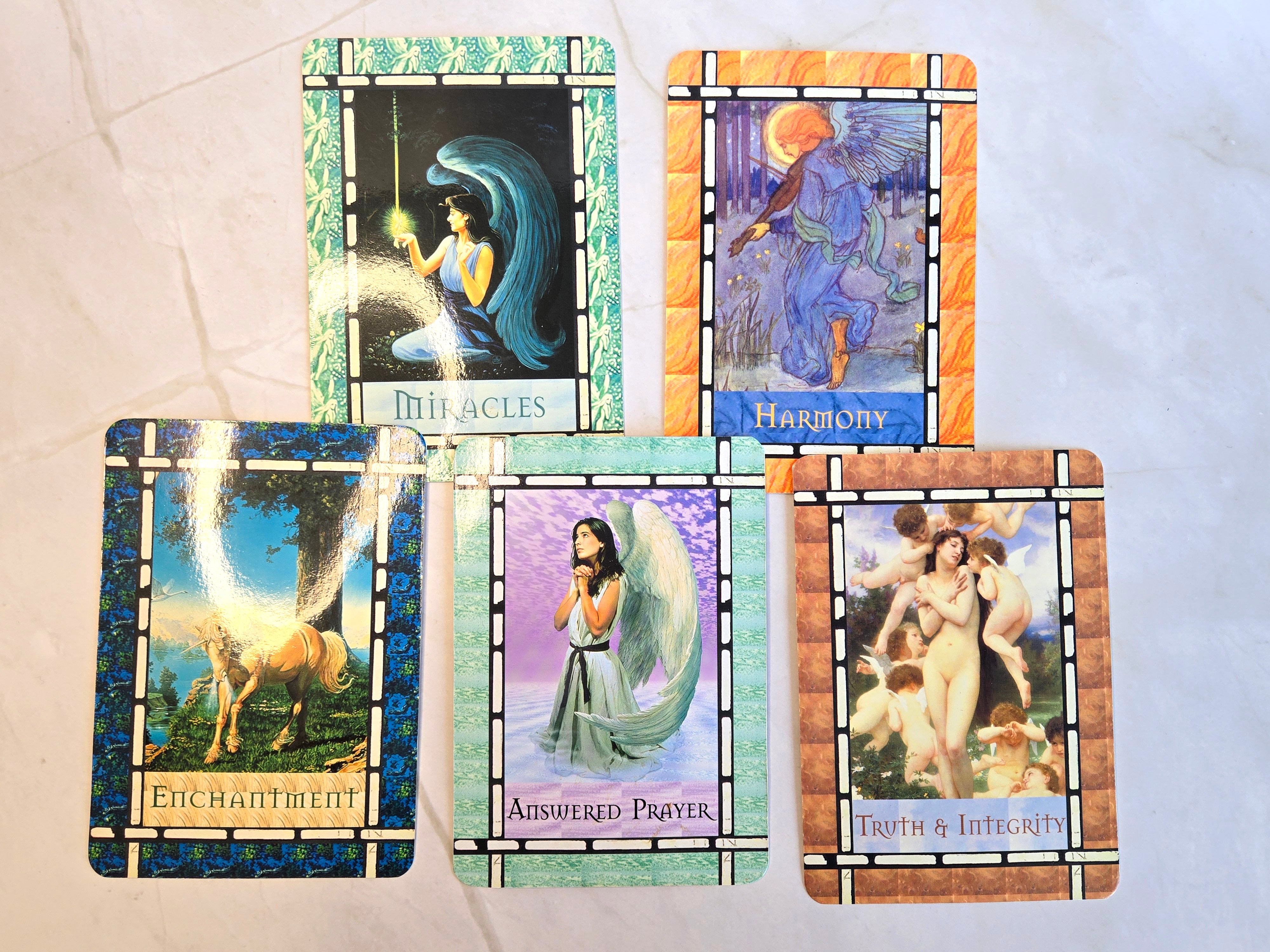 趣味・スポーツ・実用 Healing With The Angels Oracle Cards Healing With the Angels Oracle Deck by Doreen Virtue -- Used, Out