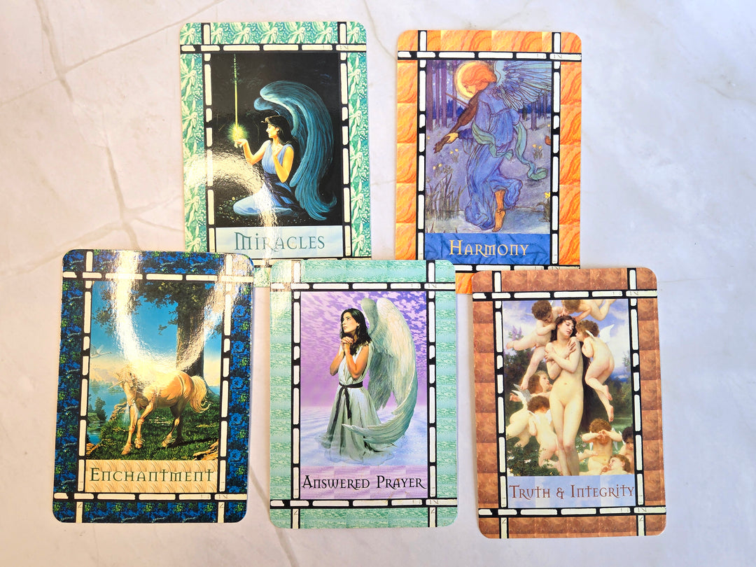 Healing With the Angels Oracle Deck by Doreen Virtue -- Used, Out of Print