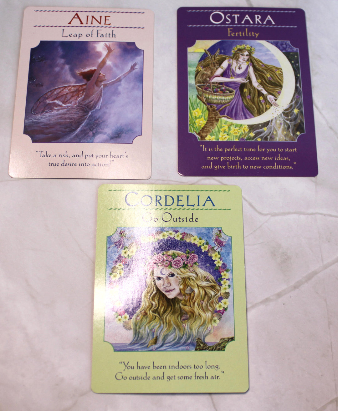 Goddess Rituals Oracle Cards Goddess Guidance Oracle Cards by Doreen Virtue -- Used, Out of Print ...