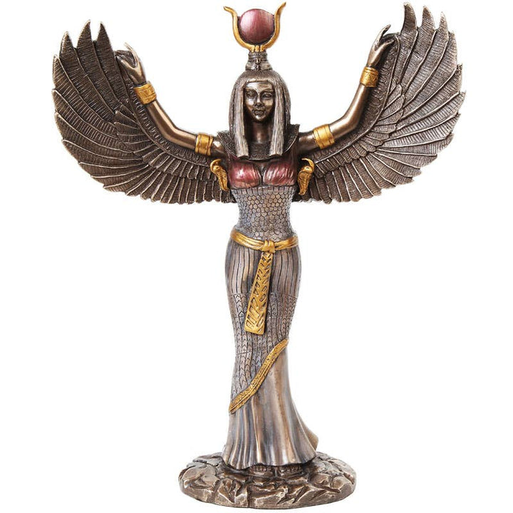 Egyptian goddess Isis with wings figurine