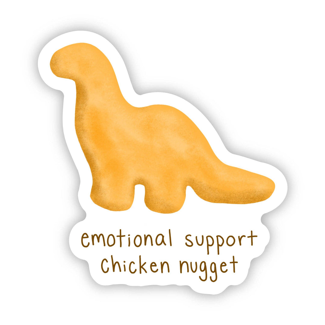 Emotional Support Chicken Nugget dino nugget sticker