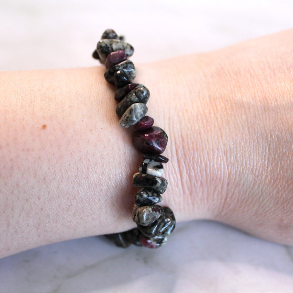 Eudialyte Chip Bracelet