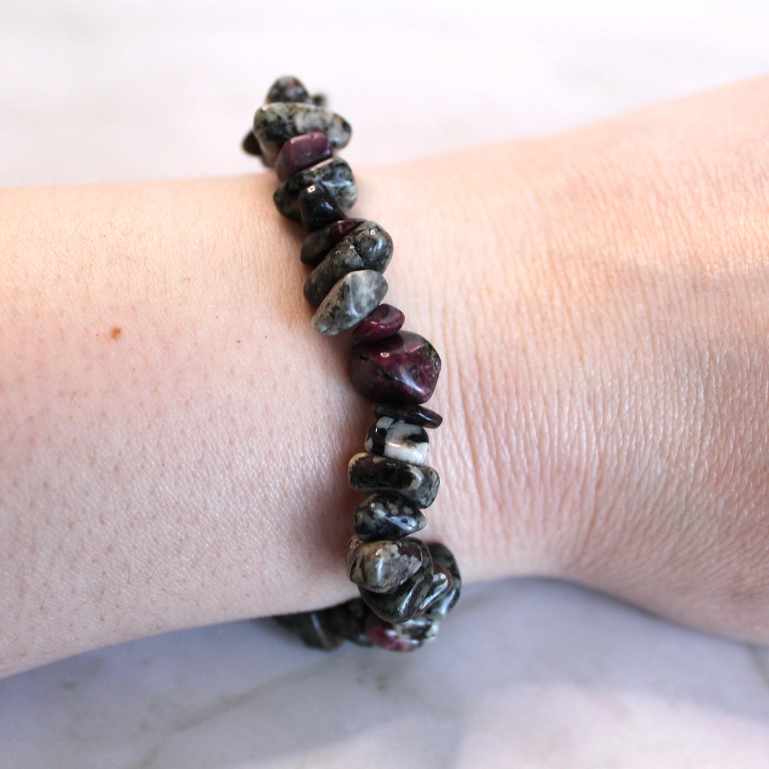 Eudialyte Chip Bracelet