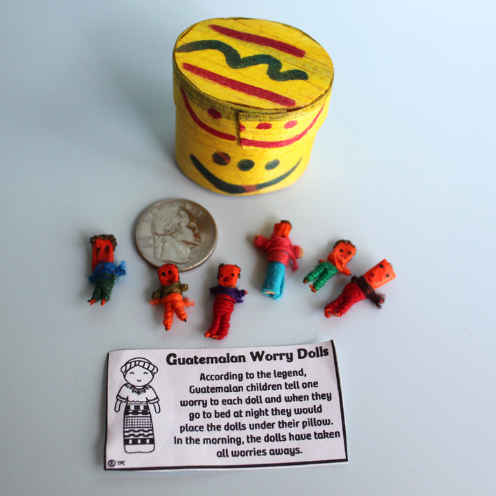 Guatemalan Worry Dolls Set
