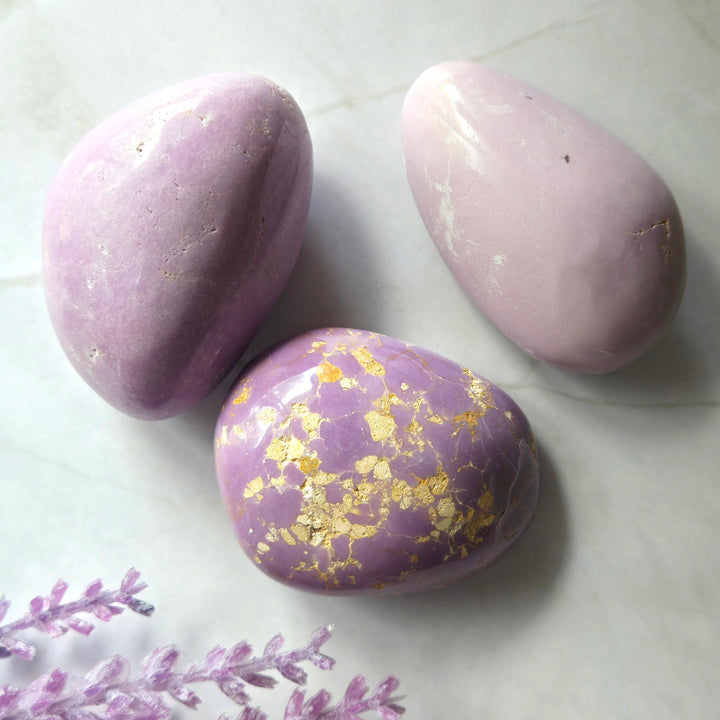 Phosphosiderite Palm Stone Tumble