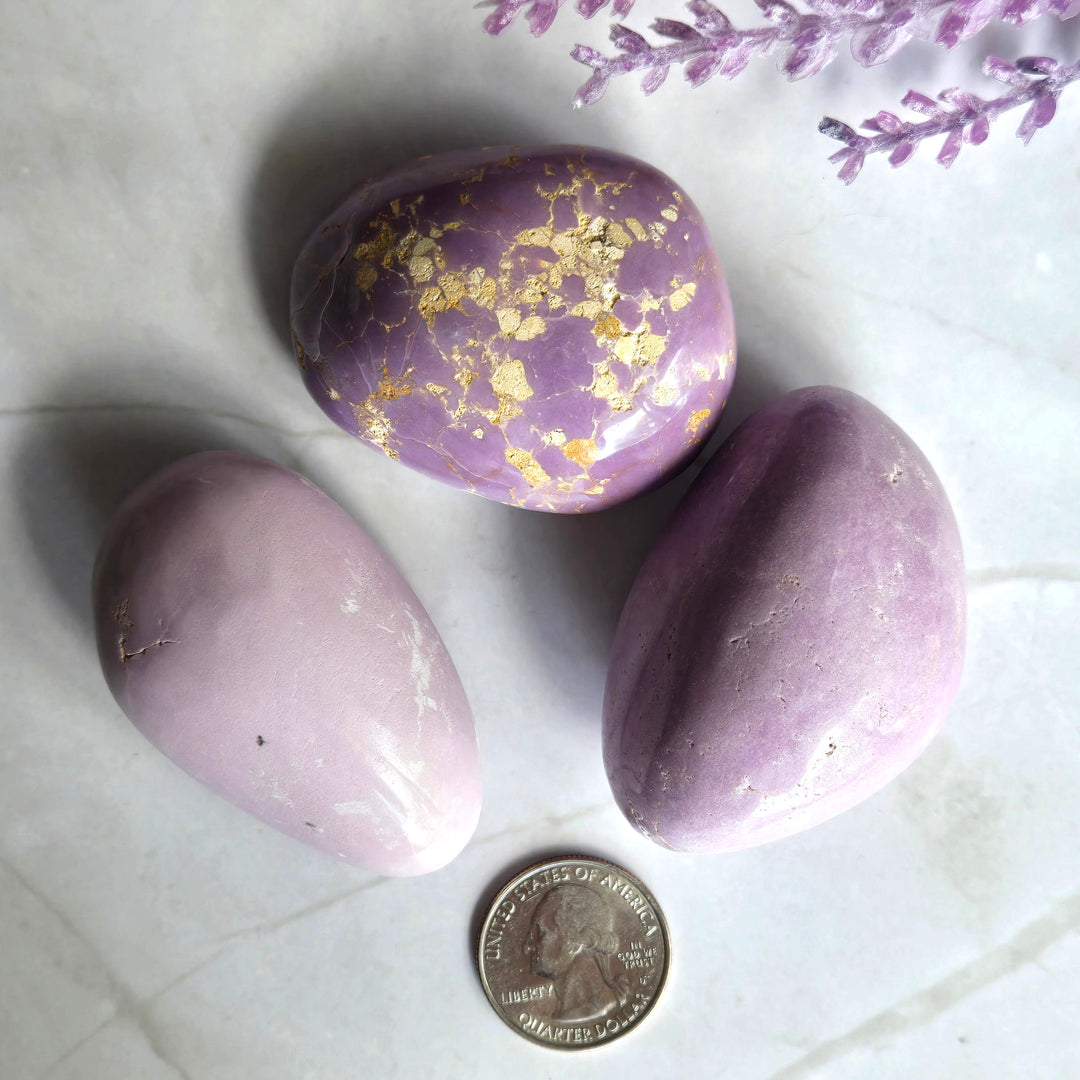 Phosphosiderite Palm Stone Tumble