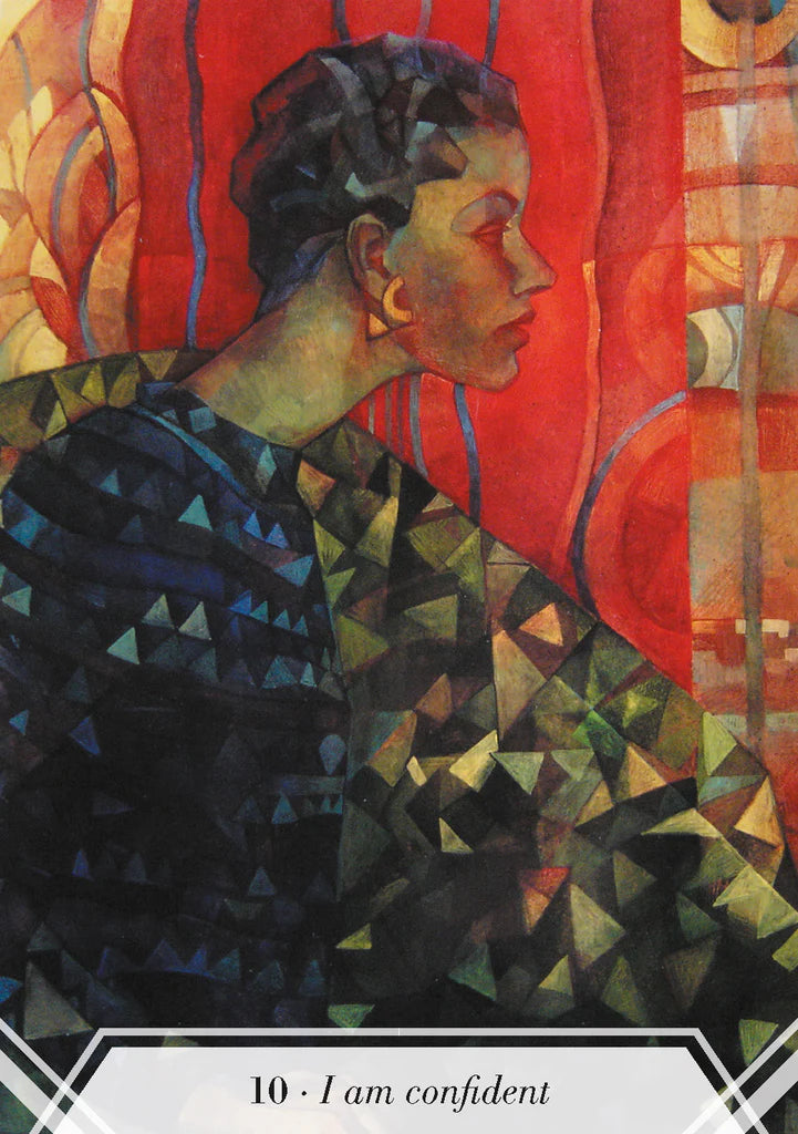  am confident affirmation card from Portraits of a Woman goddess oracle deck